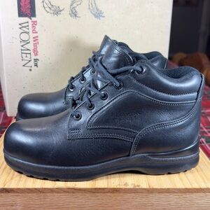 Red Wing Shoes Men's Black Leather Work Boot size 6D